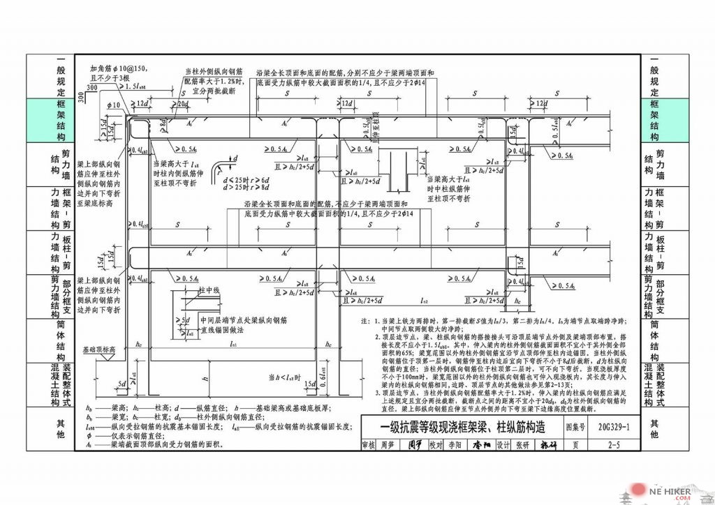 图片[2]-20G329-1建筑物抗震构造详图（多层和高层钢筋混凝土房屋）-金瓦刀
