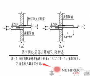 卫生间采用局部升降板做法时-规范图集|经验交流-金瓦刀