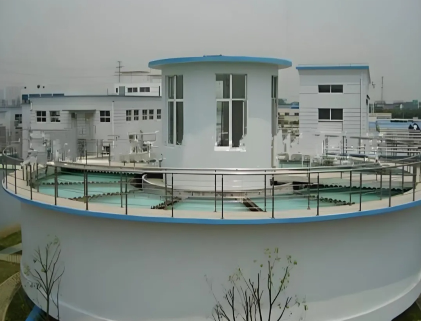 机械搅拌澄清池结构示意图