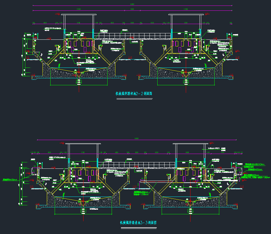 8种规格澄清池参数对比表